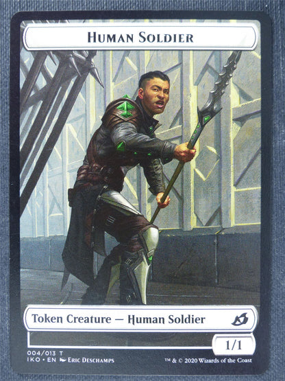 Human Soldier/Zombie Token - Mtg Magic Cards #ST