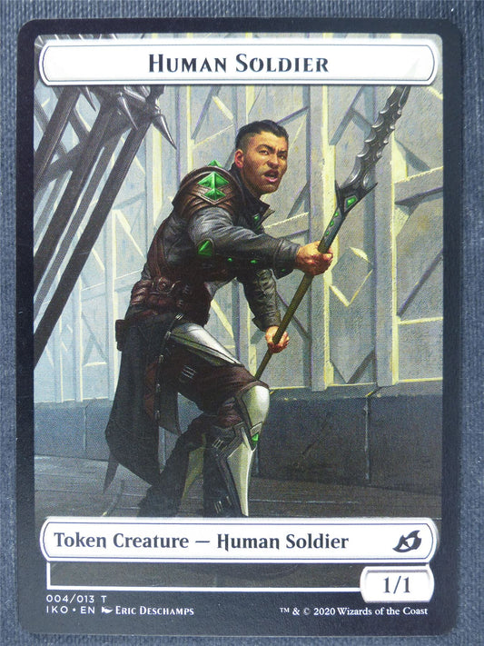Human Soldier/Zombie Token - Mtg Magic Cards #ST