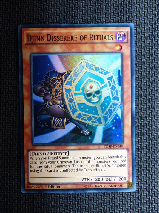 Djinn Disserere of Rituals - THSF - Super Rare - Yugioh Card # 1E66