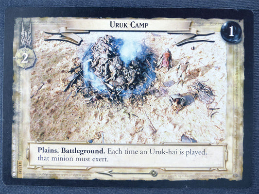 Uruk Camp 4 u 335 - played - LotR Cards #HX