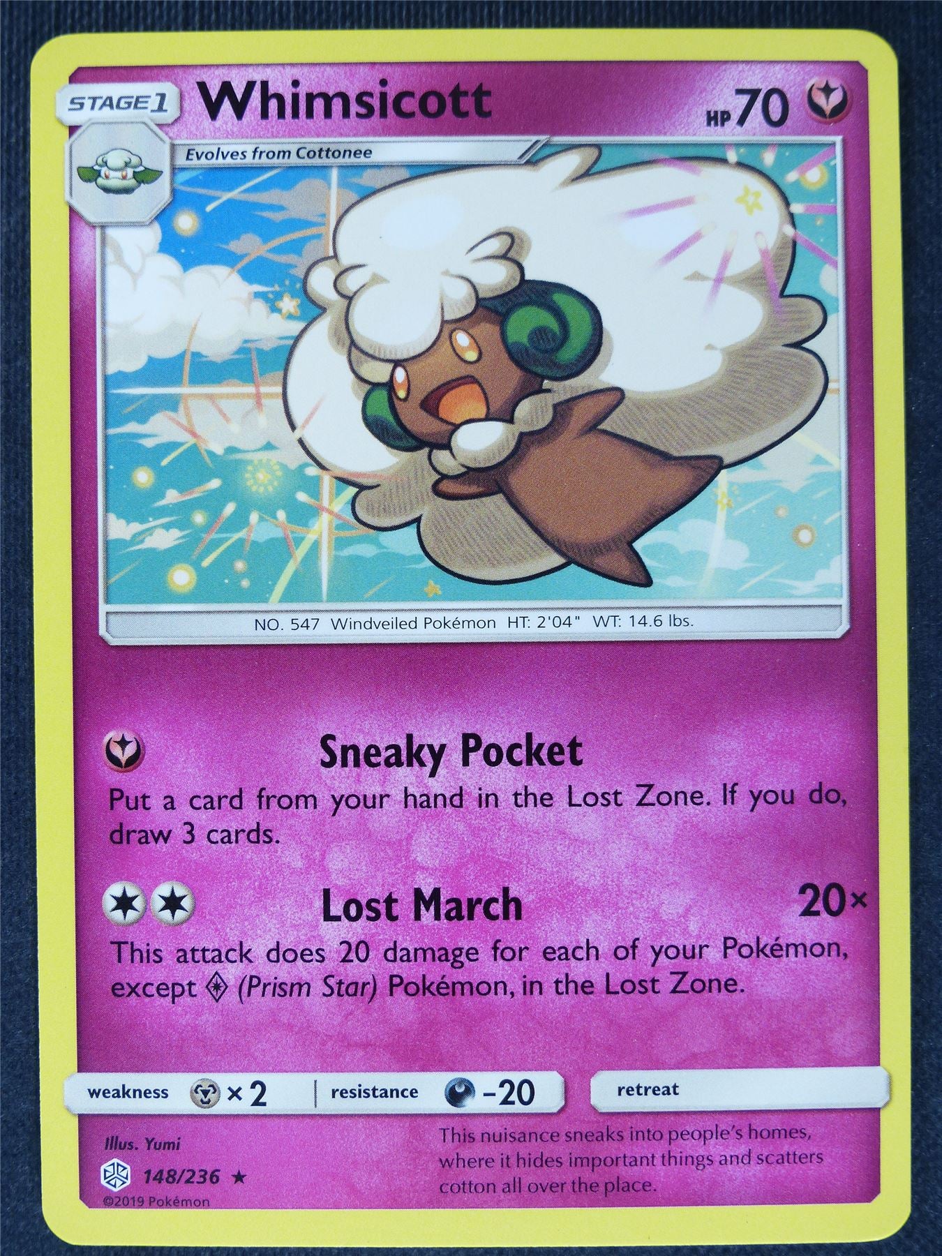 Whimsicott 148/236 - Pokemon Cards #CH