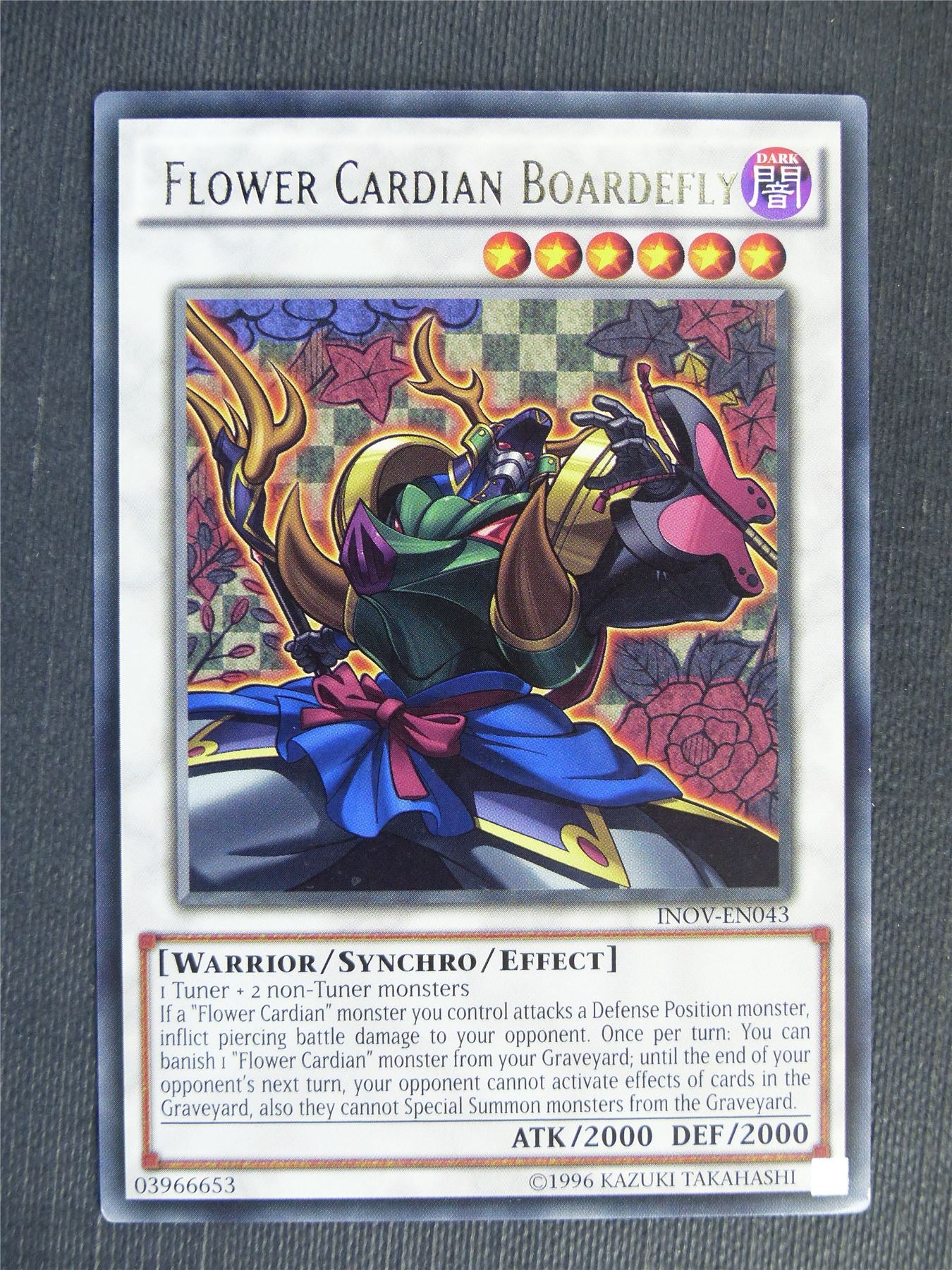 Flower Cardian Boardefly INOV Rare - Yugioh Cards #2T1