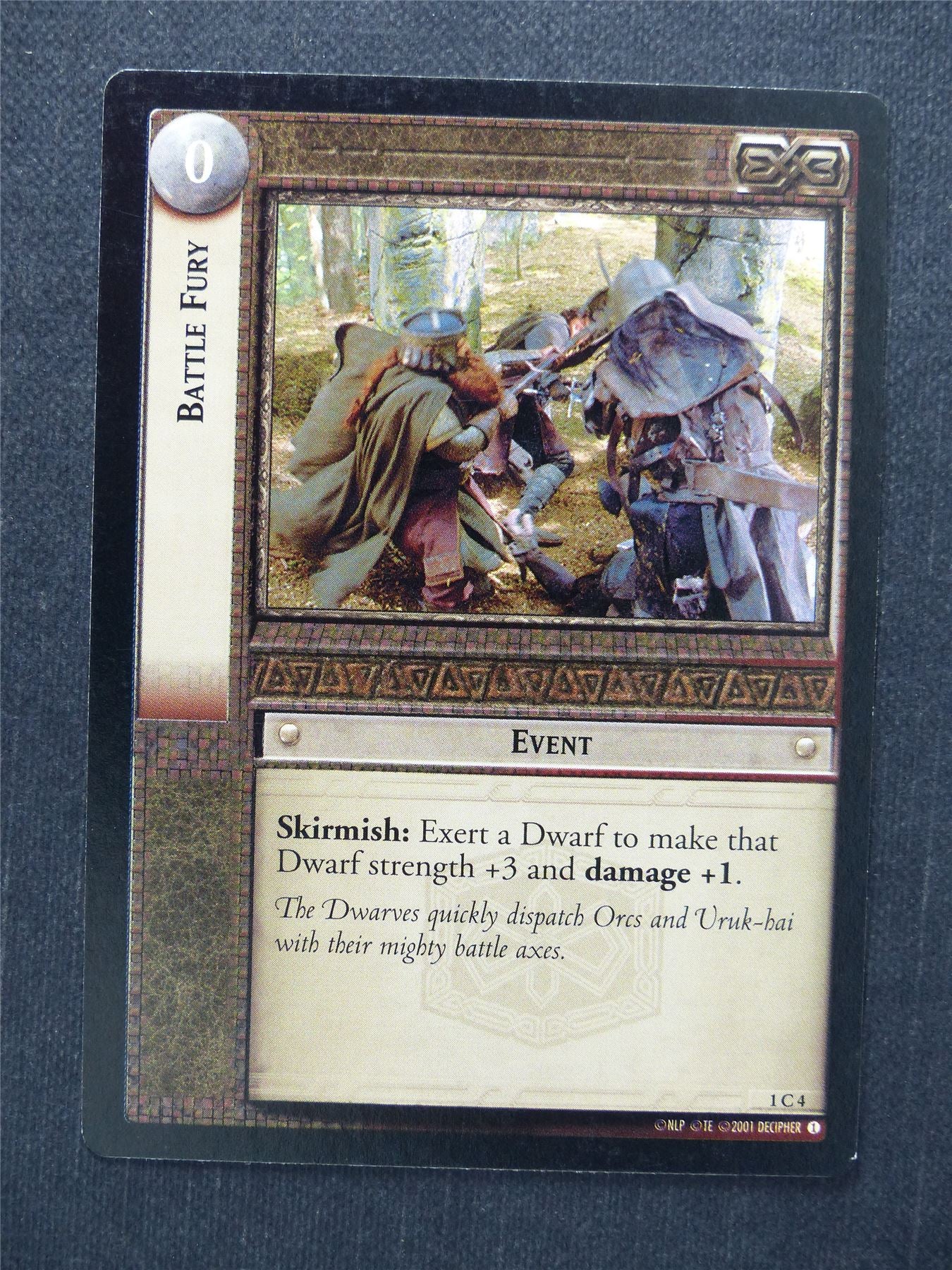 Battle Fury 1 C 4 - LotR Cards #N5