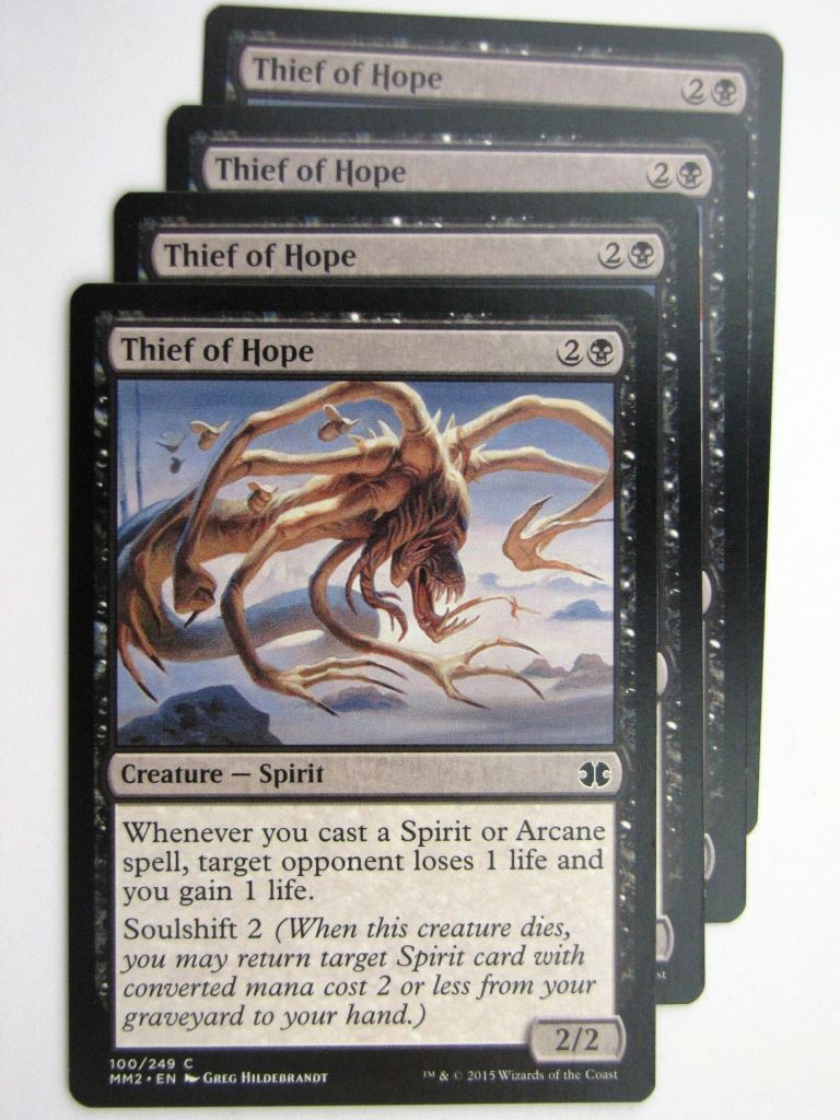 MTG MODERN MASTERS TWO: THIEF OF HOPE x4 # 28B32