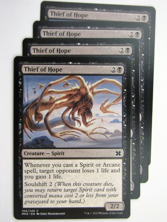 MTG MODERN MASTERS TWO: THIEF OF HOPE x4 # 28B32