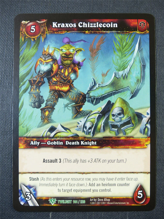 Kraxos Chizzlecoin 144/220 - WoW Card #17H