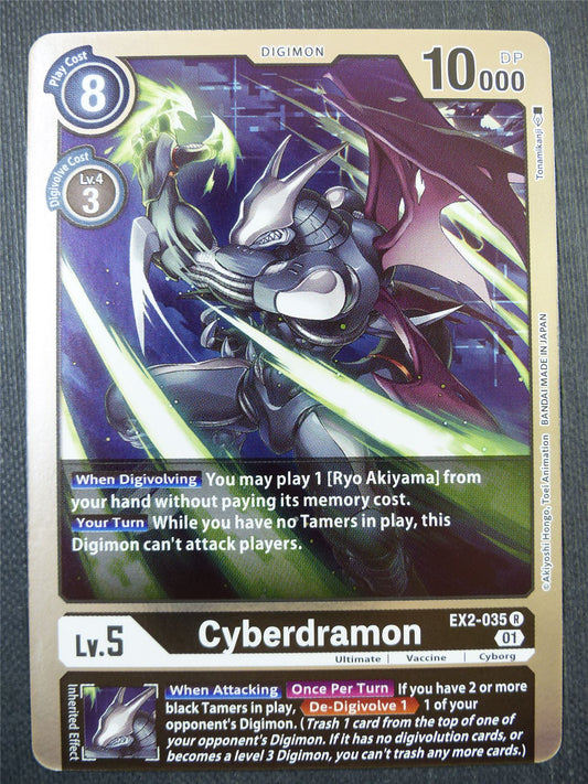 Cyberdramon EX2 R - Digital Hazard - Digimon Card #4JI