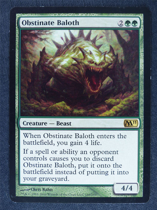 Obstinate Baloth - Mtg Magic Cards #JO