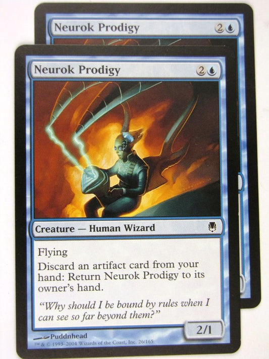 MTG Magic: the Gathering Cards: NEUROK PRODIGY x2: DST