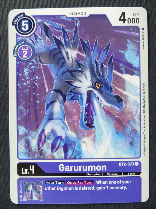Garurumon BT2-073 C - Digimon Cards #T0