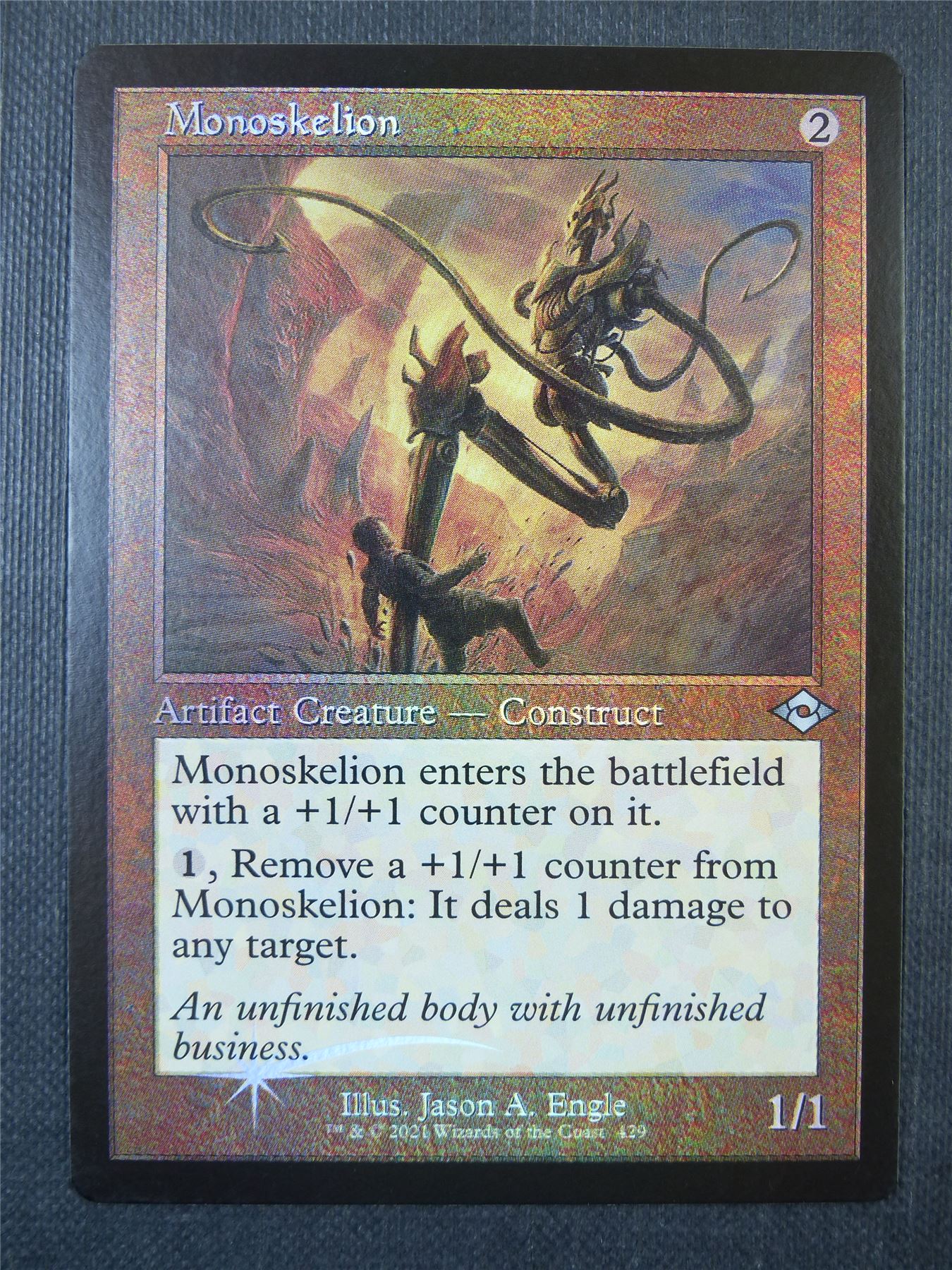 Monoskelion Retro Foil - Mtg Card #8RB