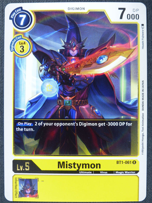 Mistymon BT1-061 R - Digimon Cards #11D