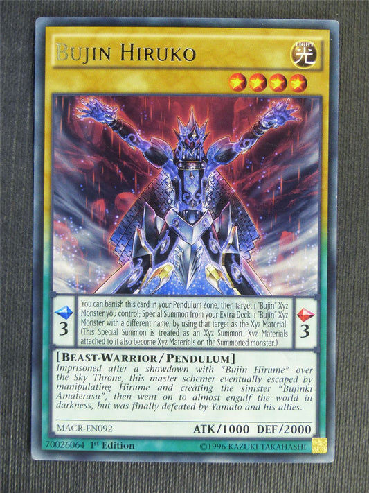 Bujin Hiruko MACR Rare - 1st ed - Yugioh Cards #W3