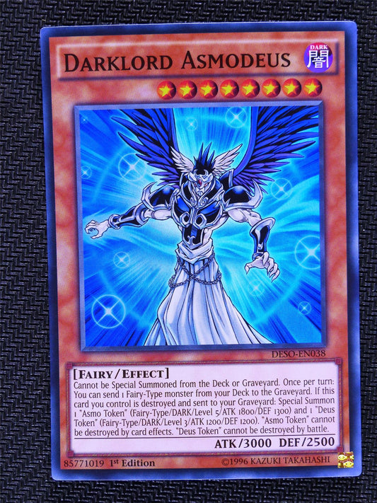 Darklord Esmodeus  - DESO  - Super Rare - Yugioh Card # 1B69