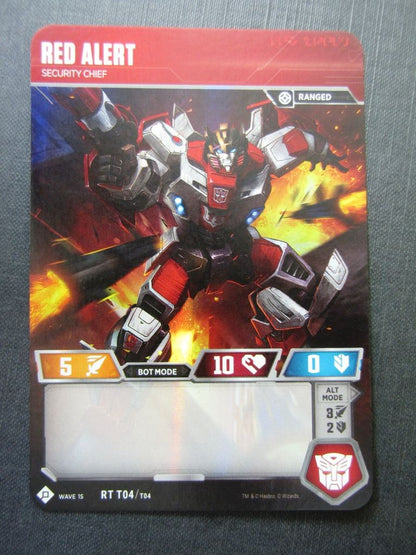 Red Alert RT T04/T04 - Transformers Cards # 7C19