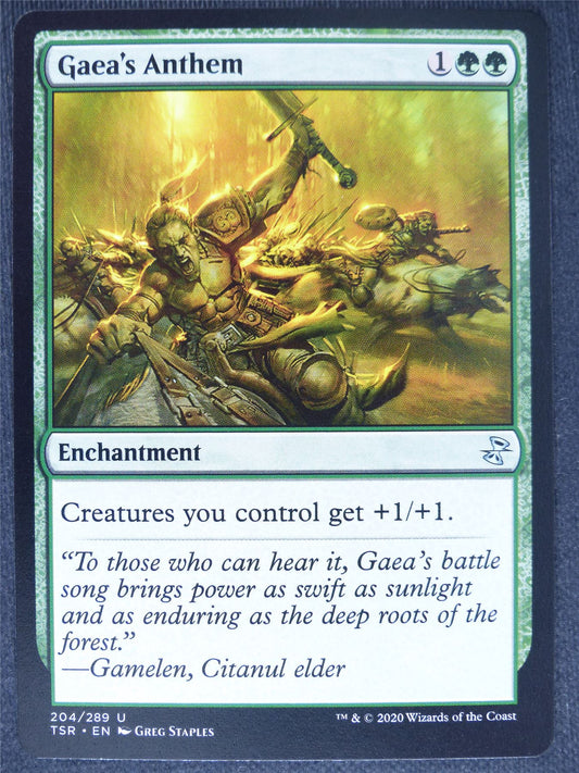 Gaea's Anthem - Remastered - Mtg Magic Cards #TA
