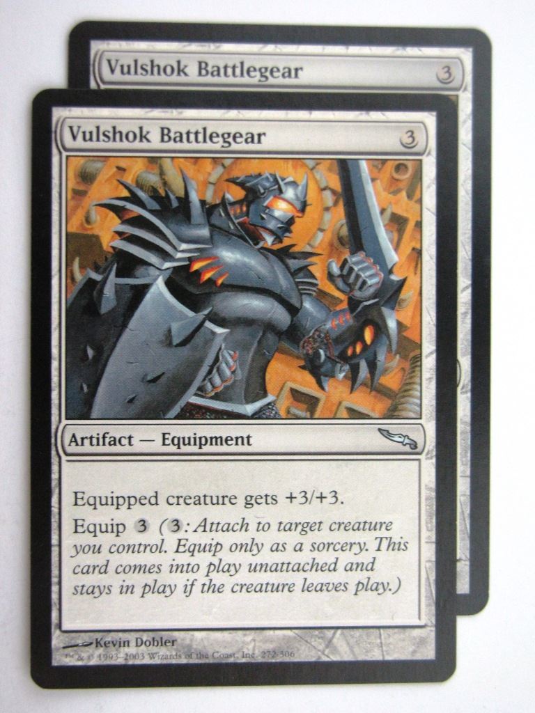 MTG Magic Cards: VULSHOK BATTLEGEAR x2 # 27C93