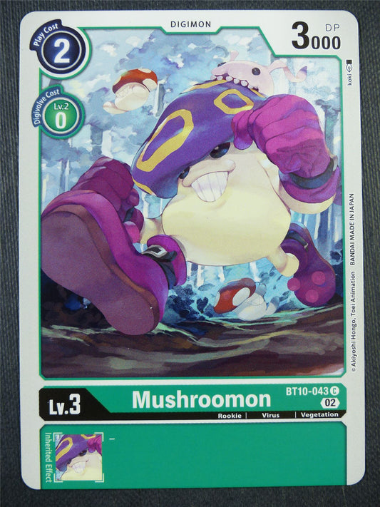 Mushroomon BT10-043 - Xros Encounter - Digimon Card #999