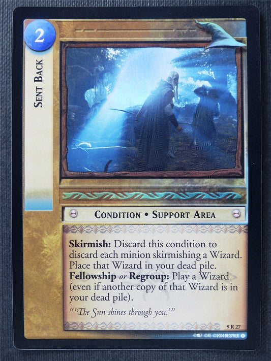 Sent Back 9 R 27 Foil - LotR Card #3E3