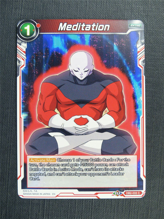 Meditation - DB2 Dragon Ball Super Card