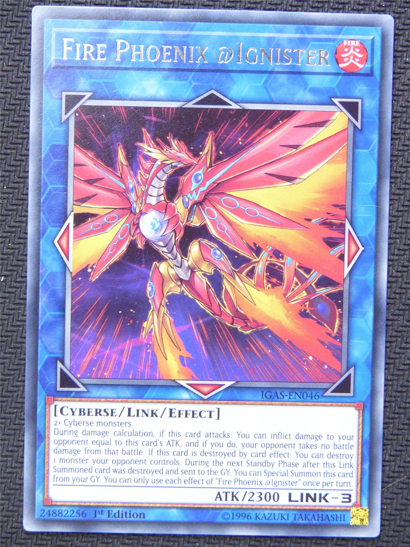 Fire Phoenix @Ignister IGAS Rare 1st Ed - Yugioh Card #4MT