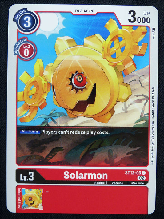 Solarmon ST12-03 C - Digimon Card #18W