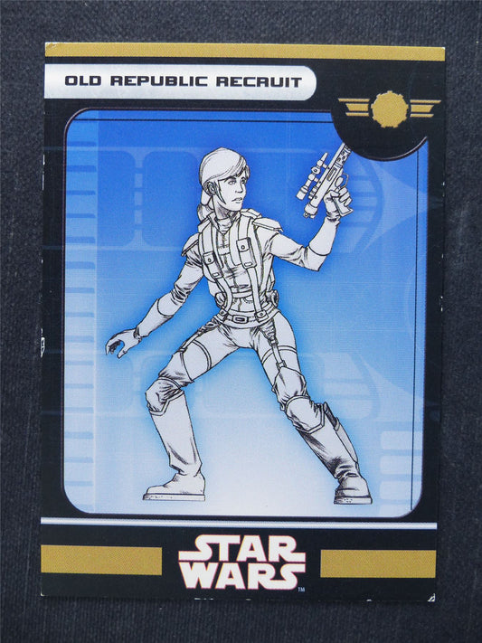 Old Republic Recruit 2/60 - Star Wars Miniatures Spare Cards #BK