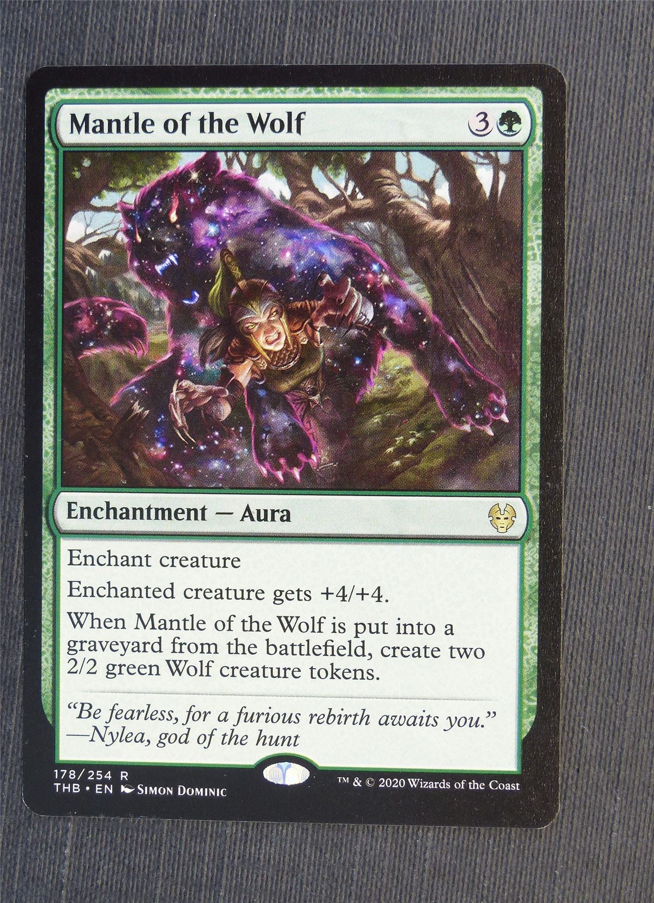 Mantle of the Wolf - Mtg Magic Cards #5D6