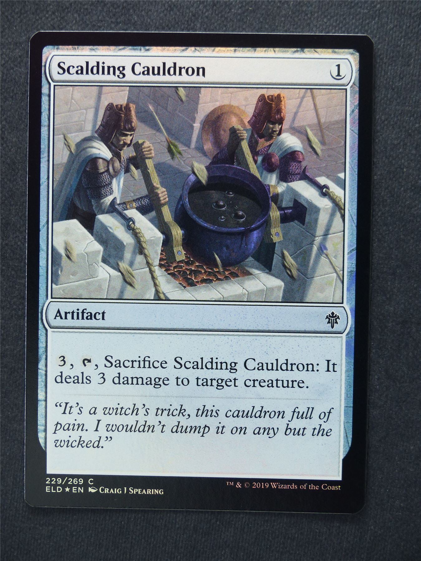 Scalding Cauldron Foil - Mtg Magic Cards #UF
