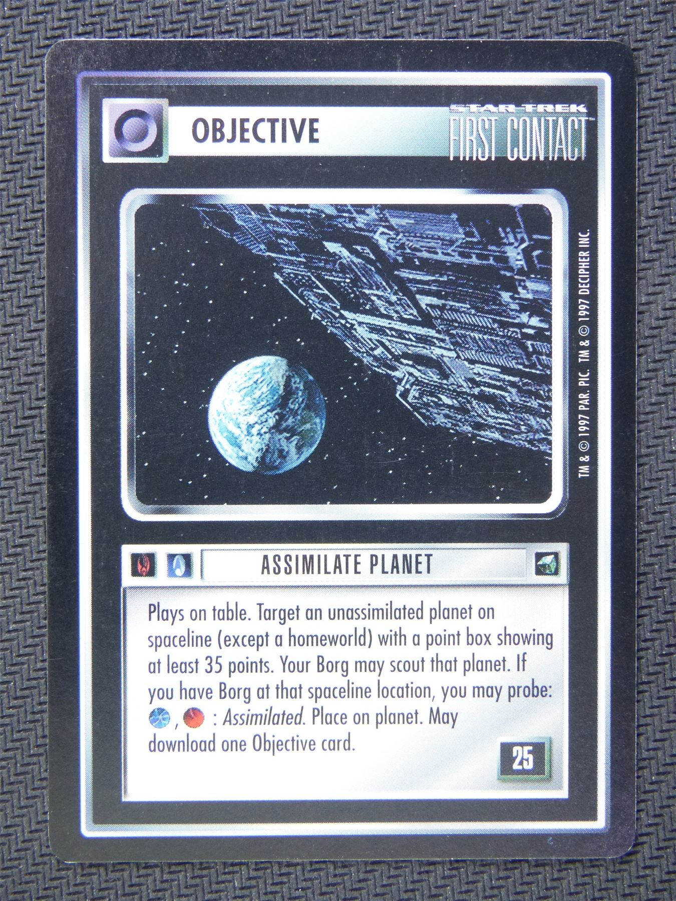 Objective Assimilate Planet - Star Trek CCG First Contact #5BU