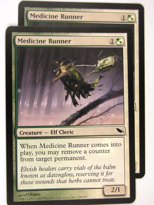 MTG Magic: the Gathering Cards: MEDICINE RUNNER x2: SHM