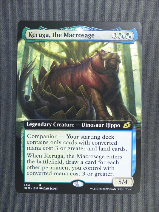 Keruga the Macrosage Showcase - IKO - Mtg Card