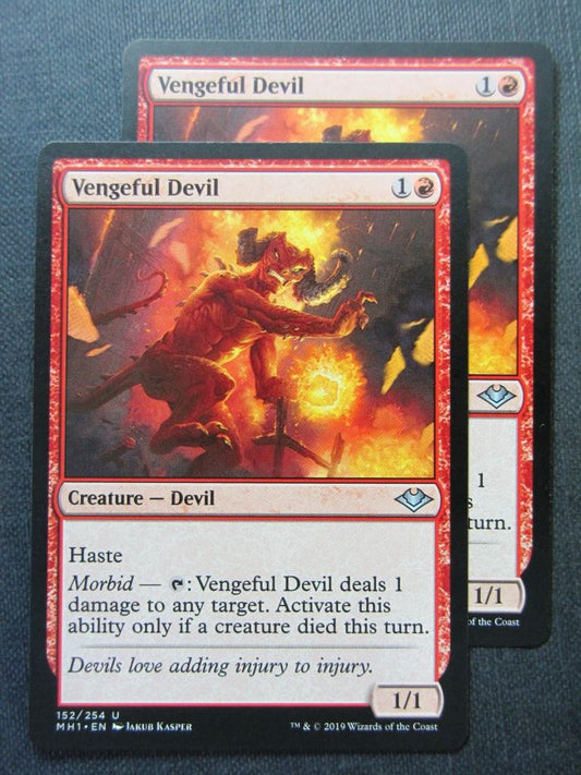 Vengeful Devil x2 - Modern Horizons - Mtg Magic Cards # 9H77