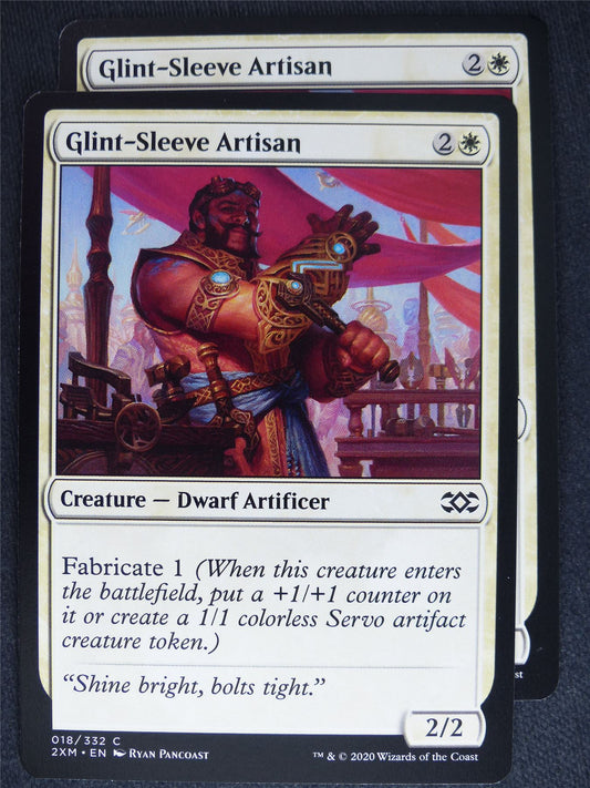Glint-Sleeve Artisan x2 - Double Masters - Mtg Magic Cards #7B