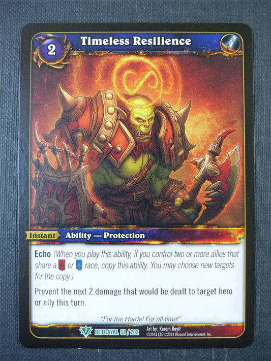 Timeless Resilience 58/202 - WoW Card #1AP