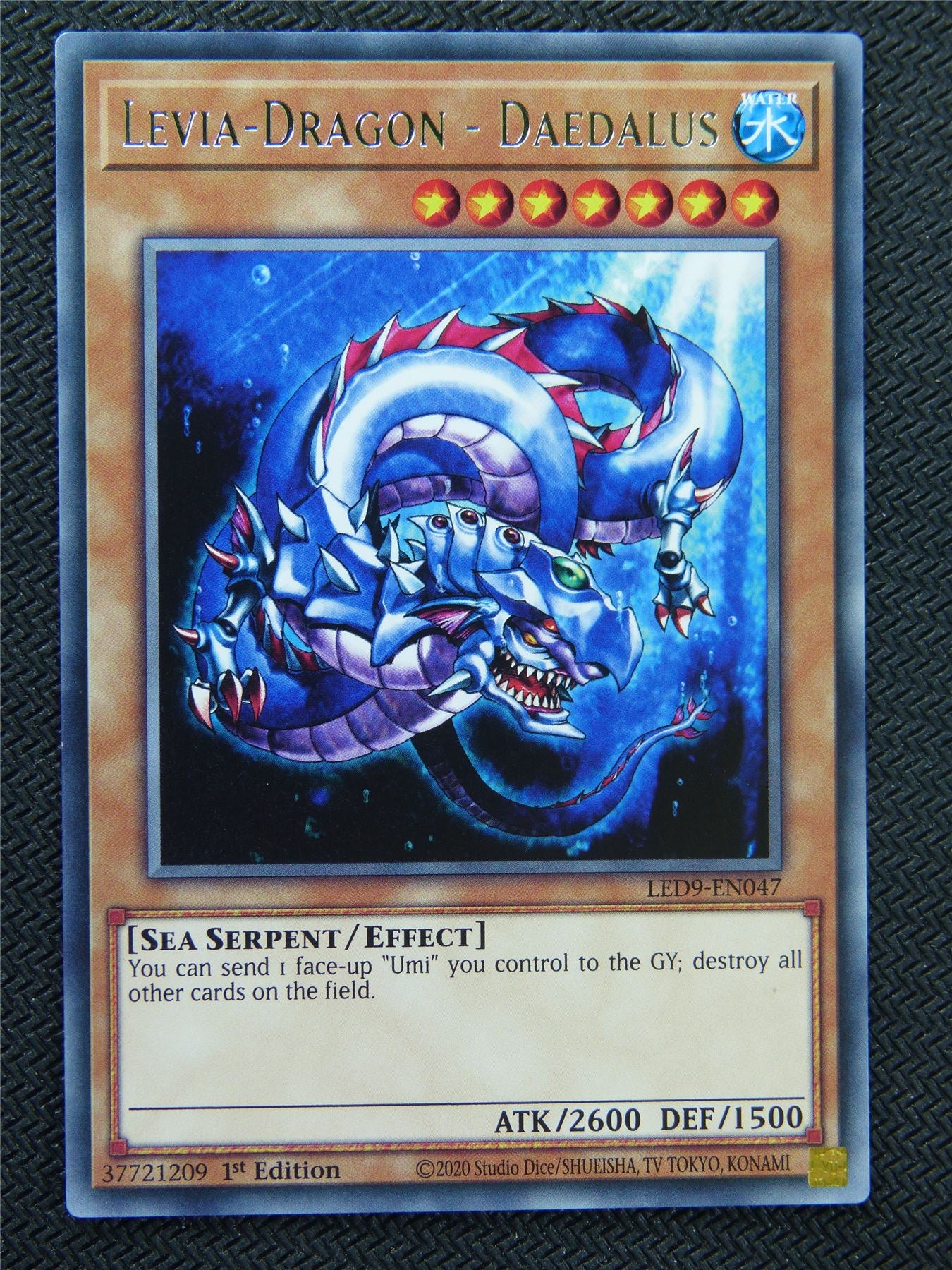 Levia-Dragon - Daedalus LED9 Rare - 1st ed - Yugioh Card #8OA