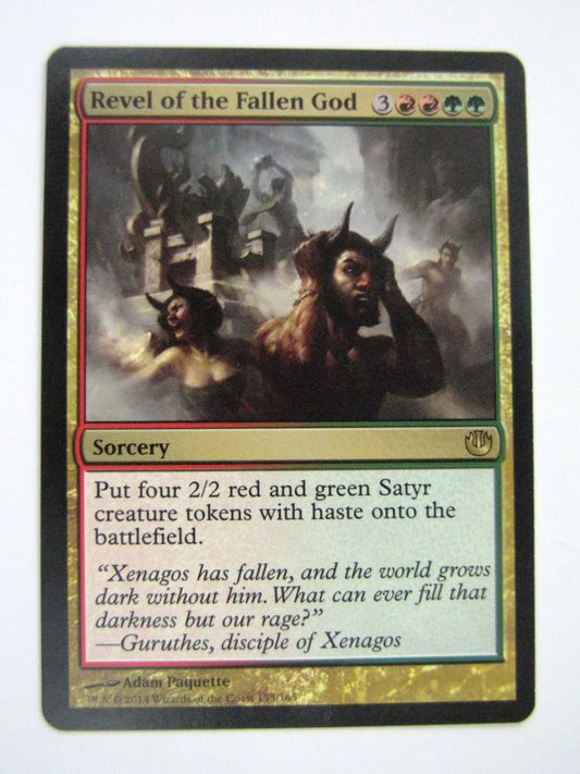 MTG Magic Played Cards: REVEL OF THE FALLEN GOD # 6J28