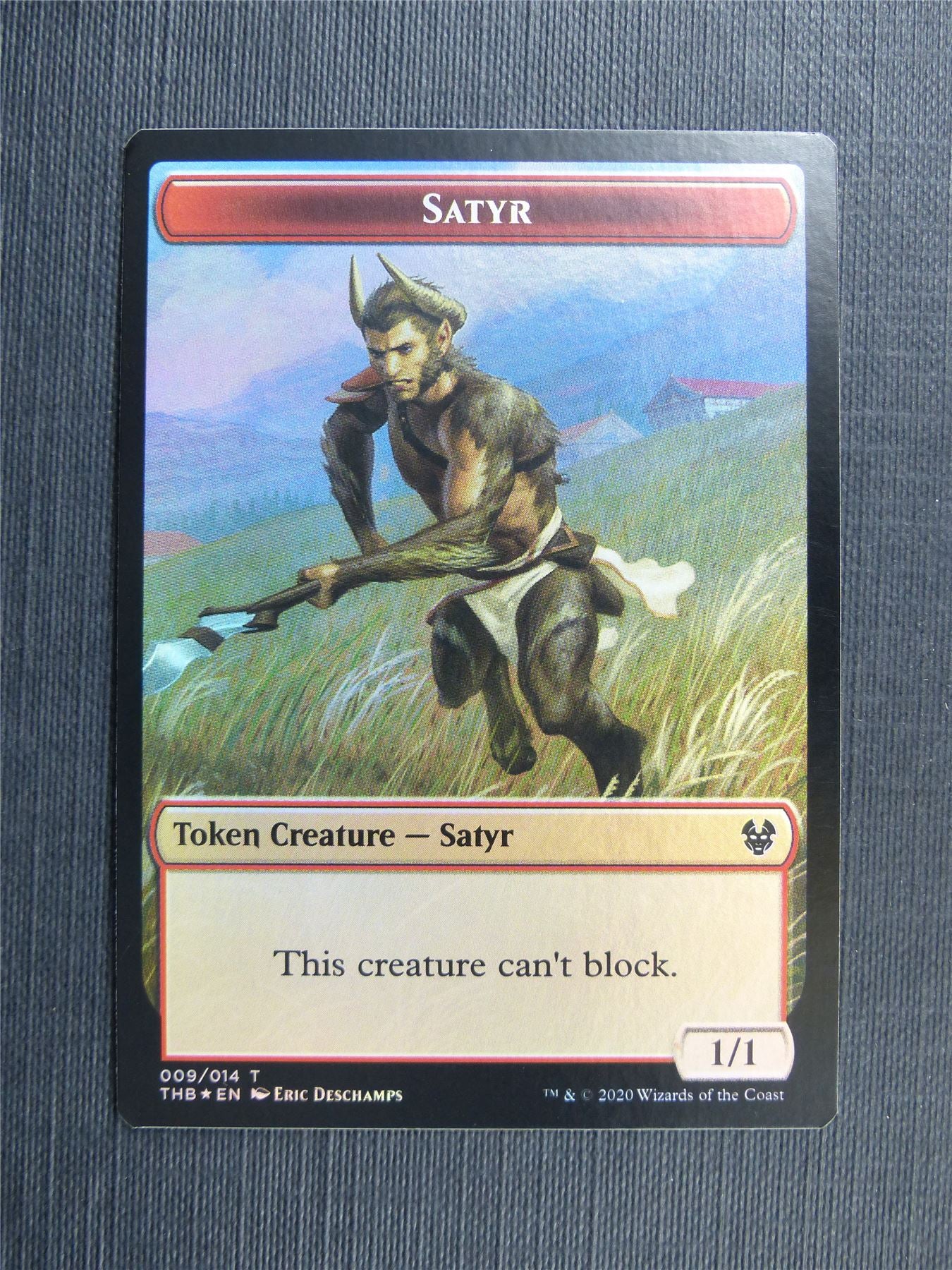 Wall / Satyr Token Foil  #3IY