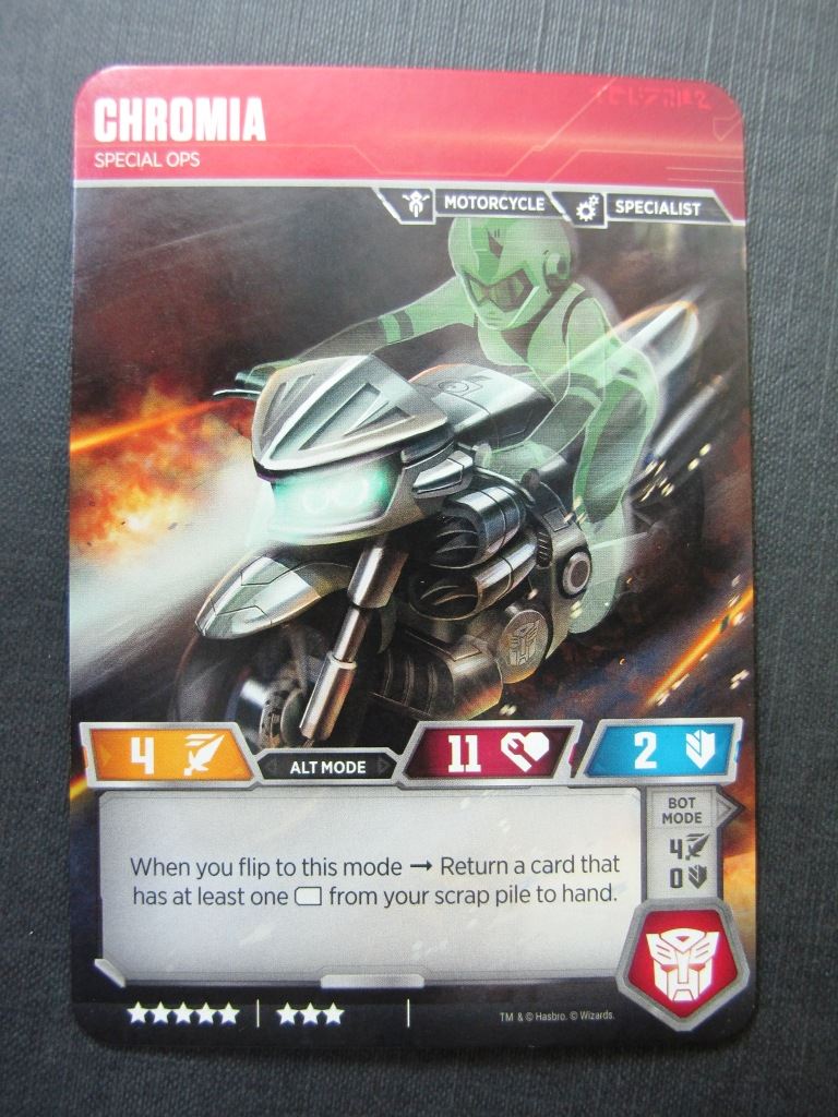 Chromia RT T11/T40 - Transformers Cards # 7C23