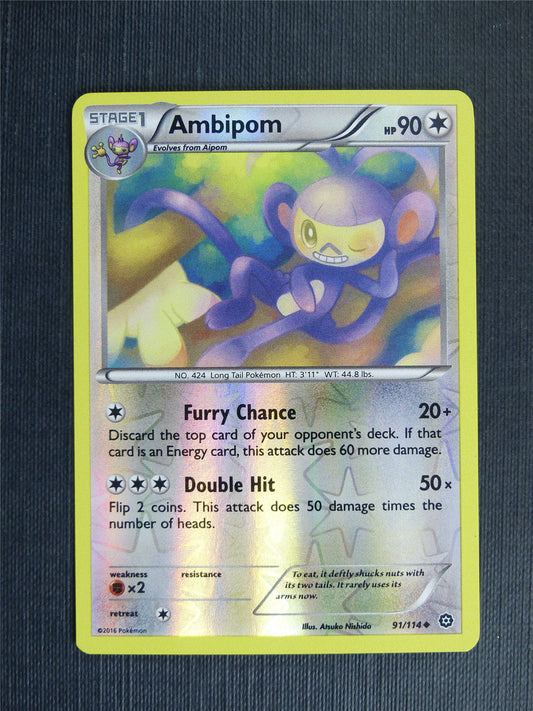 Ambipom 91/114 Reverse Holo - Pokemon Cards #1DI