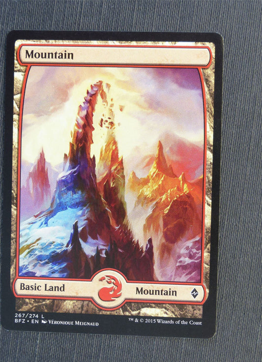 Mountain Full Art 267/274 - Mtg Magic Cards #5EG