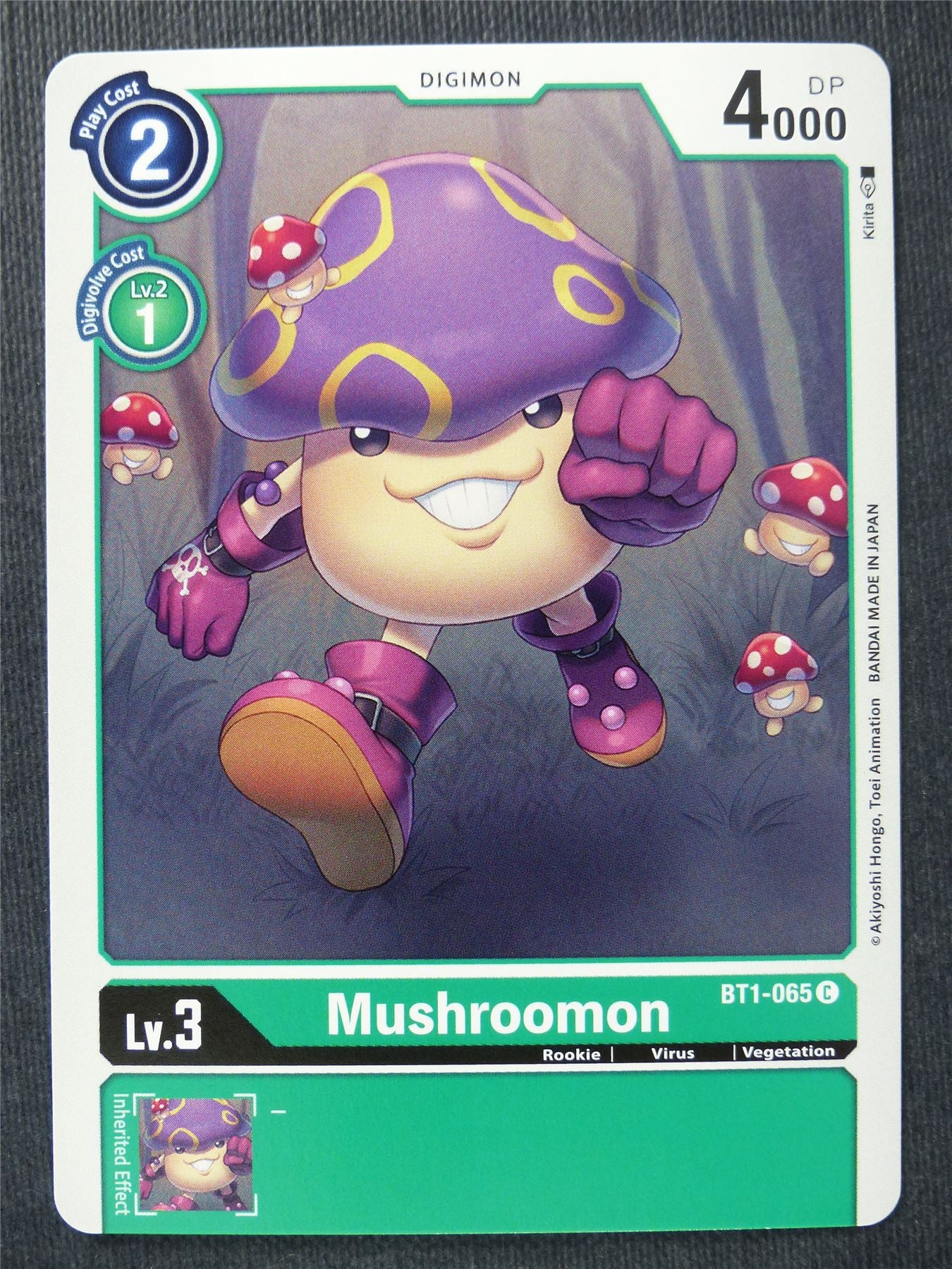 Mushroomon BT1-065 C - Digimon Cards #TX