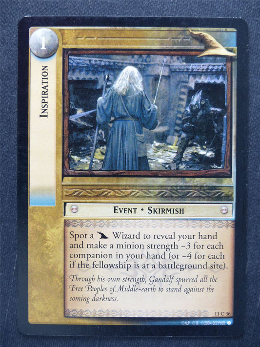 Inspiration 11 C 36 - LotR Cards #US