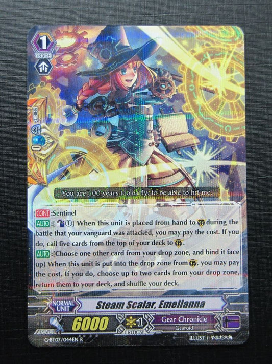 Vanguard Cards: STEAM SCALAR, EMELLANNA G-BT07 R # 19D32