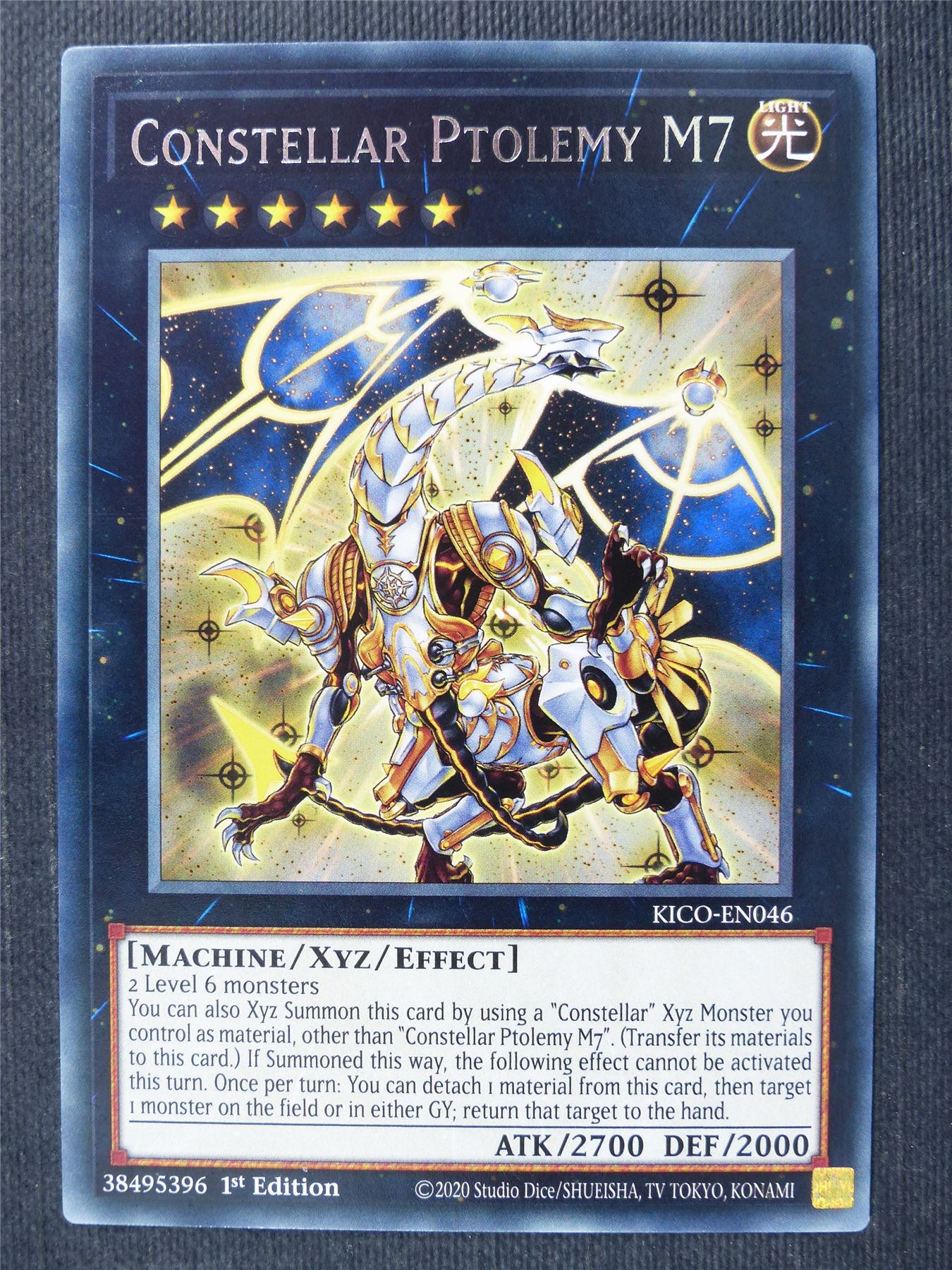 Constellar Ptolemy M7 KICO Rare - 1st ed Yugioh Cards #34I