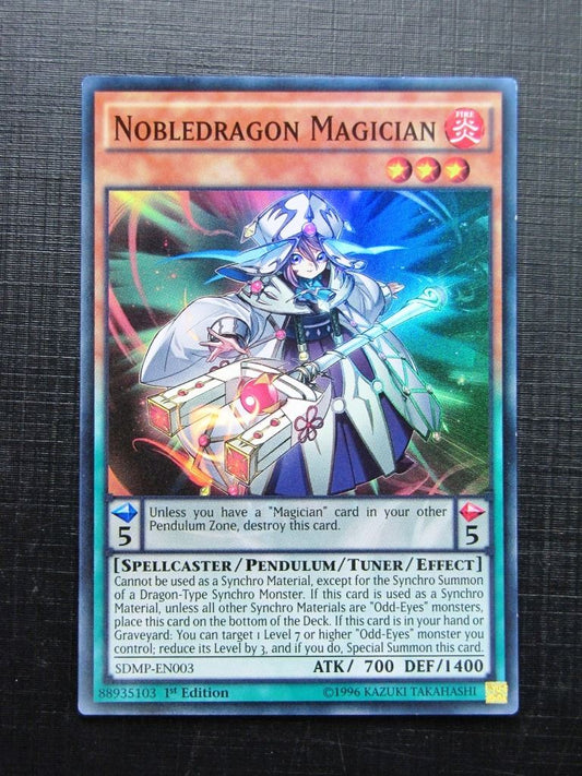 Yugioh Cards: NOBLEDRAGON MAGICIAN SDMP SUPER RARE # 28I100
