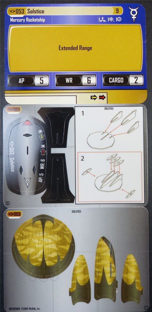 Solstice - Rocketmen PocketModel Game #BQ