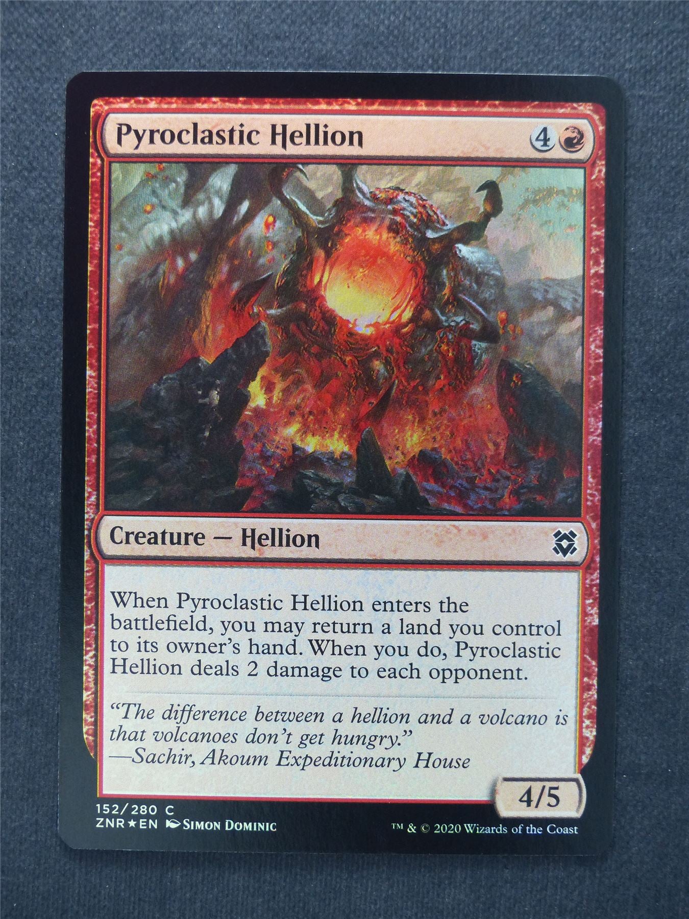 Pyroclastic Hellion Foil - Mtg Magic Cards #50