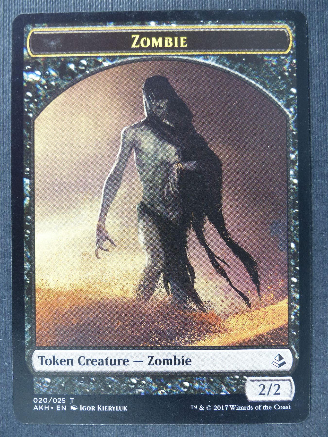 Zombie Token - Mtg Card #1ST