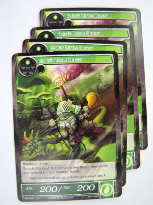 Force Of Will Cards: ALICE'S LITTLE DECOY x4 # 13C45